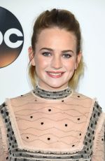 BRITT ROBERTSON at Disney/ABC Television TCA Winter Press Tour in Los Angeles 01/08/2018