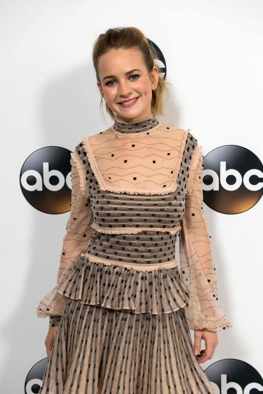 BRITT ROBERTSON at Disney/ABC Television TCA Winter Press Tour in Los Angeles 01/08/2018