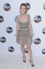 BRITT ROBERTSON at Disney/ABC Television TCA Winter Press Tour in Los Angeles 01/08/2018
