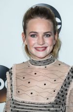 BRITT ROBERTSON at Disney/ABC Television TCA Winter Press Tour in Los Angeles 01/08/2018