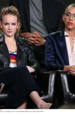 BRITT ROBERTSON at For the People TV Show Panel at TCA Winter Press Tour in Los Angeles 01/08/2018