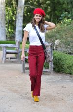 BROOKE BURKE Out and About at Park in Malibu 01/03/2018