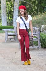 BROOKE BURKE Out and About at Park in Malibu 01/03/2018