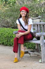 BROOKE BURKE Out and About at Park in Malibu 01/03/2018
