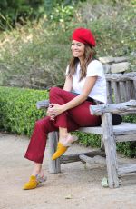 BROOKE BURKE Out and About at Park in Malibu 01/03/2018