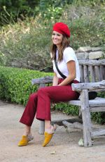 BROOKE BURKE Out and About at Park in Malibu 01/03/2018