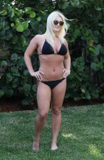 BROOKE HOGAN in Bikini in Miami 01/07/2018