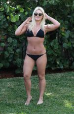 BROOKE HOGAN in Bikini in Miami 01/07/2018