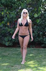 BROOKE HOGAN in Bikini in Miami 01/07/2018