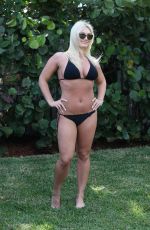 BROOKE HOGAN in Bikini in Miami 01/07/2018