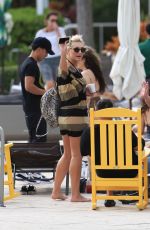 BROOKE HOGAN Leaves Pool at Her Hotel in Miami Beach 01/08/2018