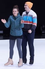 BROOKE VINCENT at Dancing on Ice Practice in Hertfordshire 01/15/2018