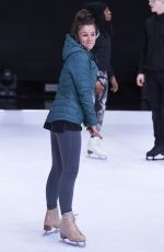BROOKE VINCENT at Dancing on Ice Practice in Hertfordshire 01/15/2018