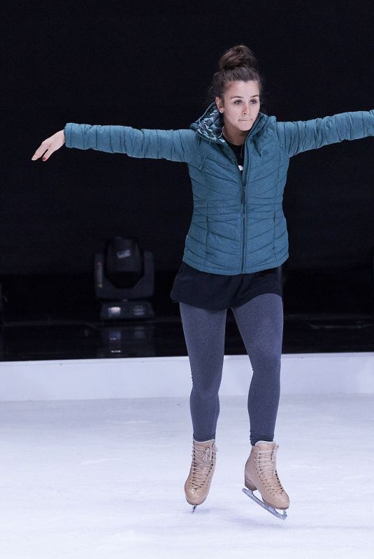 BROOKE VINCENT at Dancing on Ice Practice in Hertfordshire 01/15/2018