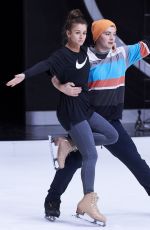 BROOKE VINCENT at Dancing on Ice Practice in Hertfordshire 01/15/2018