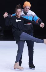 BROOKE VINCENT at Dancing on Ice Practice in Hertfordshire 01/15/2018