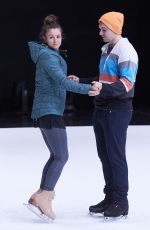 BROOKE VINCENT at Dancing on Ice Practice in Hertfordshire 01/15/2018