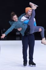 BROOKE VINCENT at Dancing on Ice Practice in Hertfordshire 01/15/2018