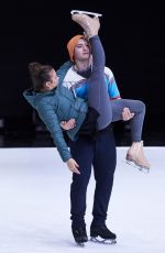 BROOKE VINCENT at Dancing on Ice Practice in Hertfordshire 01/15/2018
