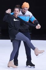 BROOKE VINCENT at Dancing on Ice Practice in Hertfordshire 01/15/2018