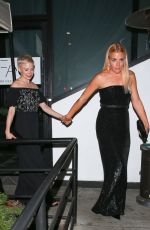 BUSY PHILIPPS and MICHELLE WILLIAMS at Poppy Club in West Hollywood 01/08/2018