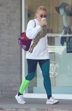 BUSY PHILIPPS Out for Coffee in Los Angeles 01/16/2018