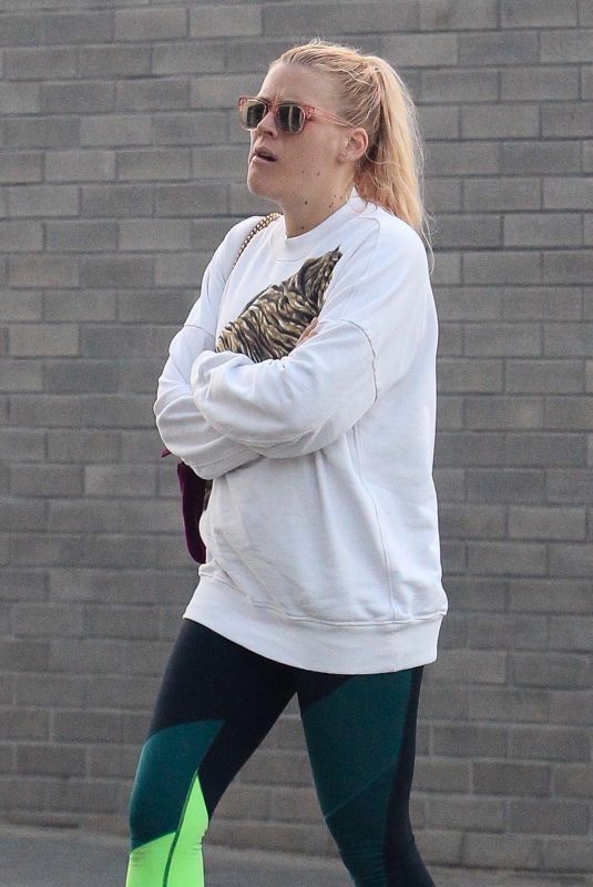 BUSY PHILIPPS Out for Coffee in Los Angeles 01/16/2018