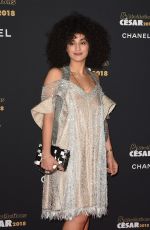 CAMELIA JORDANA at Cesar Revelations 2018 at Le Petit Palais in Paris 01/15/2018