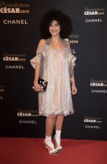 CAMELIA JORDANA at Cesar Revelations 2018 at Le Petit Palais in Paris 01/15/2018