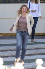 CAMERON DIAZ Out for Lunch at Waldorf Astoria Hotel in Beverly Hills 01/18/2018
