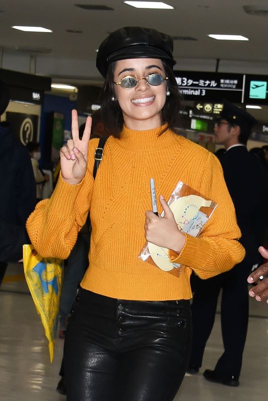 CAMILA CABELLO Arrives at Airport in Tokyo 01/31/2018