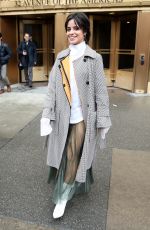 CAMILA CABELLO Leaves Elvis Duran Z100 Morning Show in New York 01/11/2018
