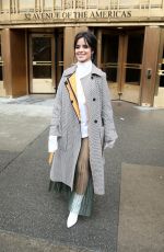CAMILA CABELLO Leaves Elvis Duran Z100 Morning Show in New York 01/11/2018
