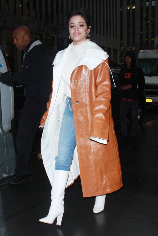 CAMILA CABELLO Leaves SiriusXM Studios in New York 01/12/2018