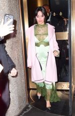 CAMILA CABELLO Leaves Tonight Show Starring Jimmy Fallon in New York 01/10/2018
