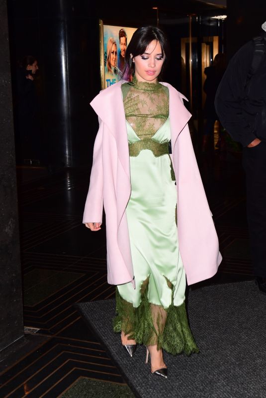 CAMILA CABELLO Leaves Tonight Show Starring Jimmy Fallon in New York 01/10/2018