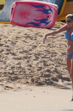 CAMILLE GRAMMER in Bikini on the Beach in Hawaii 12/31/2017
