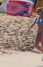 CAMILLE GRAMMER in Bikini on the Beach in Hawaii 12/31/2017