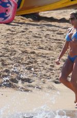 CAMILLE GRAMMER in Bikini on the Beach in Hawaii 12/31/2017