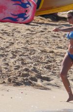 CAMILLE GRAMMER in Bikini on the Beach in Hawaii 12/31/2017