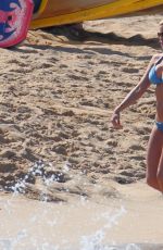 CAMILLE GRAMMER in Bikini on the Beach in Hawaii 12/31/2017