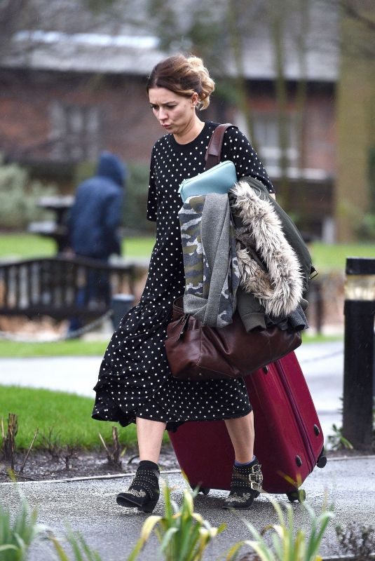 CANDICE BROWN Out and About in Hertfordshire 01/15/2018