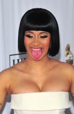 CARDI B at Clive Davis and Recording Academy Pre-Grammy Gala in New York 01/27/2018