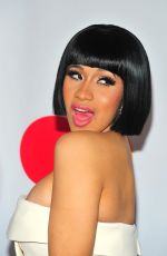 CARDI B at Clive Davis and Recording Academy Pre-Grammy Gala in New York 01/27/2018