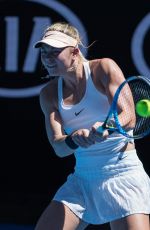 CARINA WITTHOFT at Australian Open Tennis Tournament in Melbourne 01/16/2018