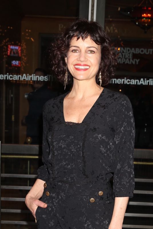 CARLA GUGINO at John Lithgow Stories by Heart Opening Night on Broadway in New York 01/11/2018