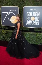 CARLY STEEL at 75th Annual Golden Globe Awards in Beverly Hills 01/07/2018