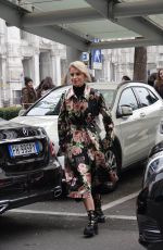 CAROLINE DAUR Out and About in Milan 01/15/2018
