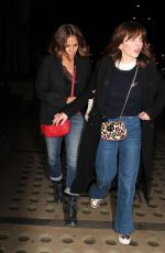 CAROLINE FLACK and OPHELIA LOVIBOND at Corbert Restaurant in Chelsea 01/19/2018