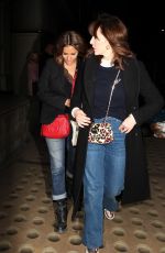 CAROLINE FLACK and OPHELIA LOVIBOND at Corbert Restaurant in Chelsea 01/19/2018